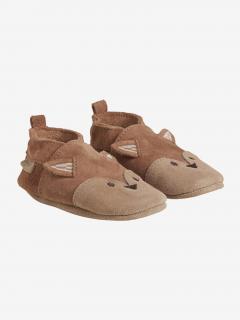 EN*FANT kožené capačky Slippers Animal Suede - Lion Veľkosť-obuvi: 19