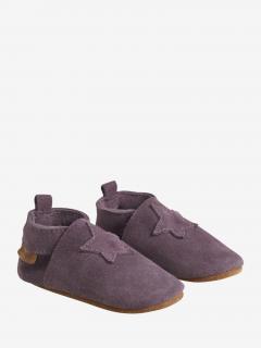 EN*FANT kožené capačky - Star Slippers Suede - Flint Veľkosť-obuvi: 21