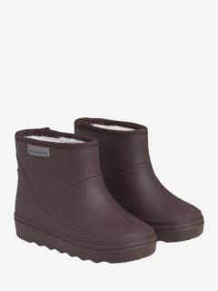 EN*FANT Thermo Boots Short Solid - Coffee Bean Veľkosť-obuvi: 21