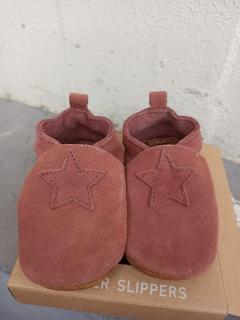 EN*FANTCapačky Slippers Suede Star - withered rose Veľkosť-obuvi: 24