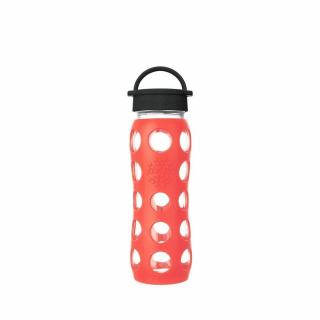 Lifefactory fľaša - klasický uzáver 475 ml Poppy 18