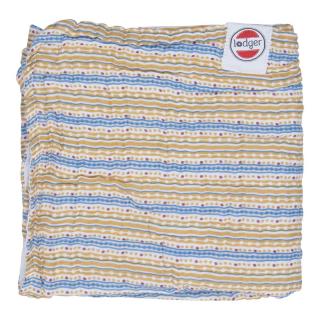 LODGER DEKA Dreamer Muslin Stripe Xandu Honey 120 x 120 cm