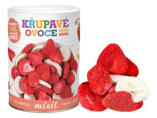 MIXIT chrumkavé ovocie banán-jahoda 80g