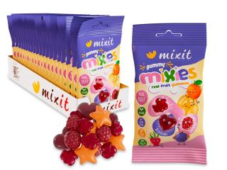 MIXIT Ovocné Mixies - prírodné želé cukríky 35g