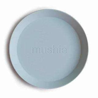 Mushie okrúhly tanier 2ks - Powder blue