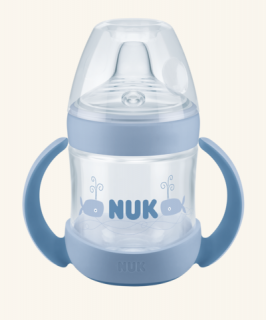 NUK Nature Sense fľaška na učenie 150 ml 6-18m