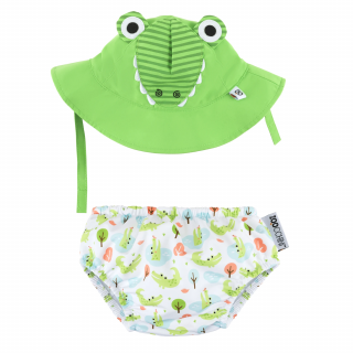 Zoocchini UV set klobúčik a plavky Alligator Veľkosť: 6-12m