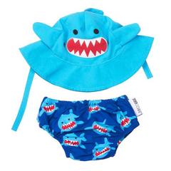 Zoocchini UV set klobúčik a plavky Shark Veľkosť: 12-24m