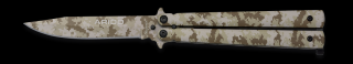 Albainox Arid Camo zatvárací nôž motýlik 36224