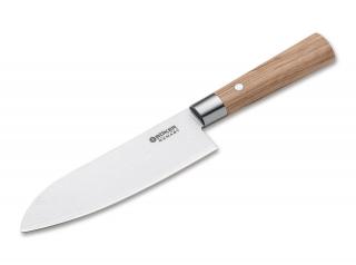 Böker Damascus Olive Santoku