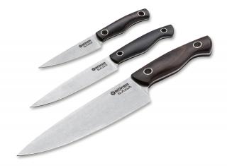 Böker Saga Grenadill Knife Trio with Towel