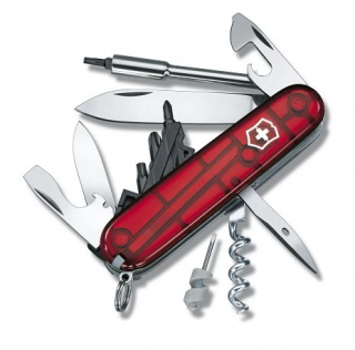 Victorinox CyberTool 1.7605.T Transparentný Červený - Zatvárací Nôž