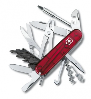 Victorinox CyberTool 1.7725.T Transparentný Červený - Zatvárací Nôž