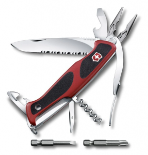 Victorinox Handyman 0.9728.WC Červeno Čierny - Zatvárací Nôž