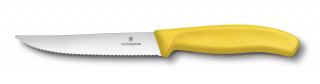 Victorinox Nôž na steak a pizzu 12 cm - žltý