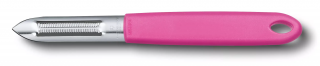 Victorinox potato peeler with serrated edge, pink