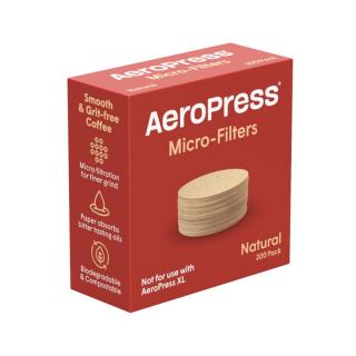 Aeropress natural paper filters 200ks