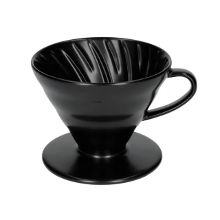 Hario V60-02 Ceramic Coffee Dripper Matná Čierna + 40 filtrov