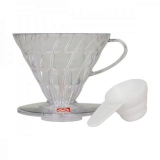 Hario V60-02 Plastic Coffee Dripper Clear