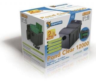 SuperFish POND Biologický jazierkový filter PONDCLEAR 12000 UVC-13W+čerpadlo