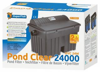 SuperFish POND Biologický jazierkový filter PONDCLEAR 24000 UVC-24W s čerpadlom 12000l/h