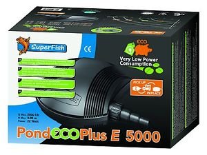 SuperFish POND Jazierkové čerpadlo POND ECO PLUS E 5000 - 22W