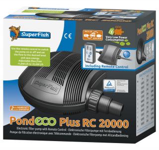 SuperFish POND Jazierkové čerpadlo PondEco Plus RC 20000 - 64-150W s dialkovým