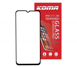 KOMA Tvrdené sklo Full Cover pre Samsung M23 5G, 3D zaoblenie, tvrdosť 9H