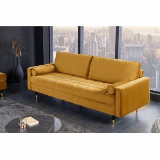 Sedacia súprava 41072 220cm Cozy - Zamat Žltá