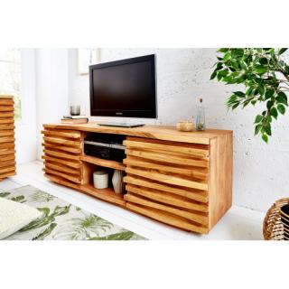 TV-skrinka 39737 150cm Relief Drevo Acacia - PRODUKT JE SKLADOM U NÁS - 1Ks