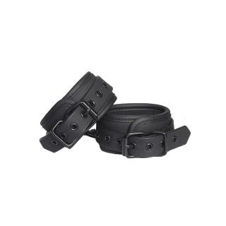 Blaze Luxury Fetish Ankle Cuffs putá na nohy Black