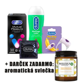 Durex balíček + sviečka Air Wick