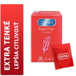 Durex Feel Thin krabička SK distribúcia 18 ks