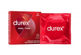 Durex Feel Thin krabička SK distribúcia 3 ks