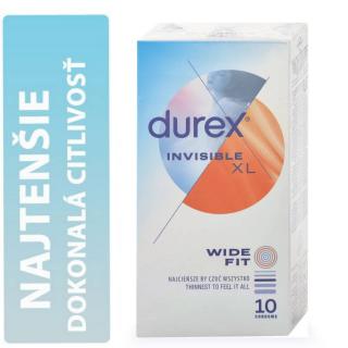 Durex Invisible XL extra large krabička 10 ks