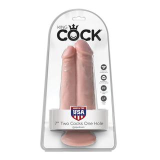 King Cock Two Cocks Flesh