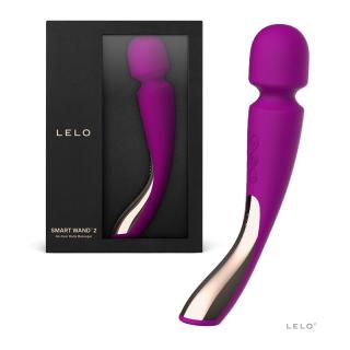 LELO Smart Wand 2 Medium + Powerbanka LELO zadarmo Deep Rose