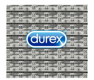 London Durex Wet 1000 ks