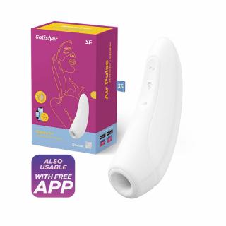 Satisfyer Curvy 1+ bluetooth vibrátor Biela