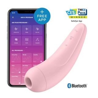 Satisfyer Curvy 2+ bluetooth vibrátor Ružová