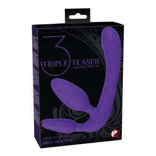 You2Toys Triple Teaser strapless dildo