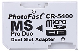 PhotoFast CR-5400 PRO DUO adaptér