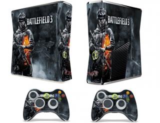 Xbox 360 slim polep Battlefield 3