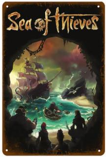 Plechová cedule Sea Of Thieves 20x30 cm