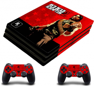 PS4 Pro polep Red Dead Redemption 2