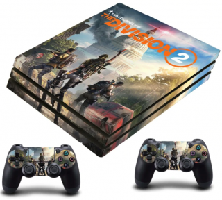 PS4 PRO polep Tom Clansys The Division 2