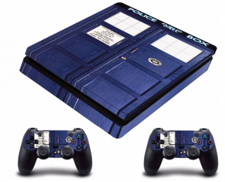 PS4 Slim polep DOCTOR WHO