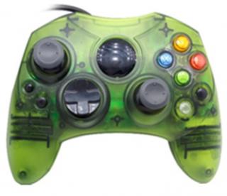 XBOX Original ovladač zelený transparent