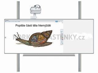 Interaktívna zostava MANAŽÉR K 300x120 PYLON AL EPSON EB-695Wi - Doprava materiálu a montážnikov