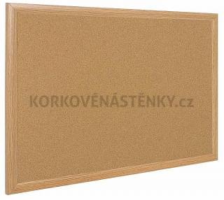 Korková nástenka drevený rám Exclusive 240 x 120 cm